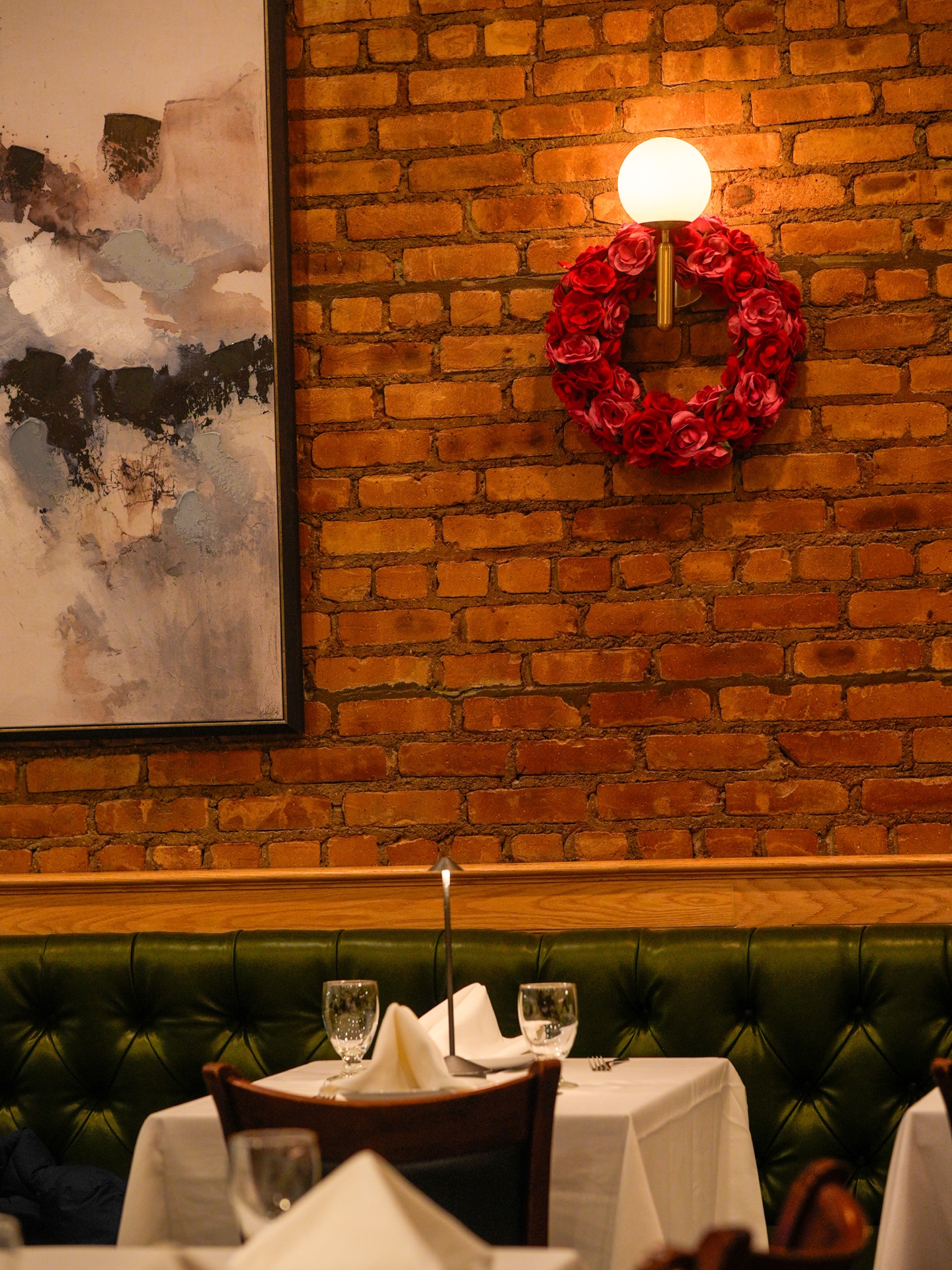 The dining room at Marcello's Restaurant in Pelham, NY