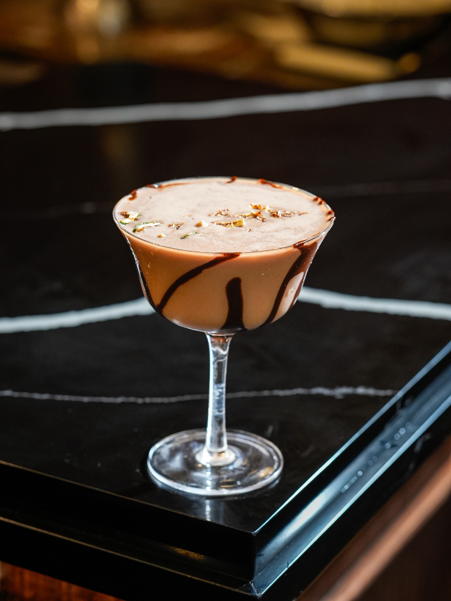 Craft cocktails at Marcello's full bar in Pelham, NY