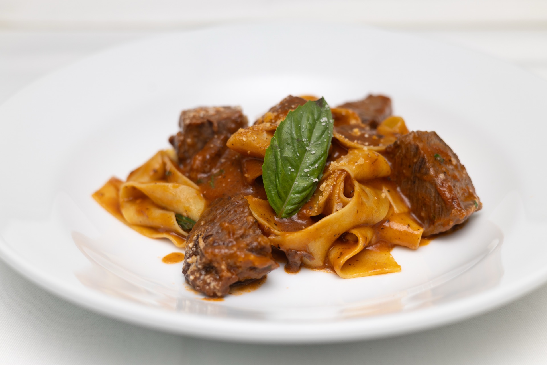 House-made pasta and Italian entrées at Marcello's in Pelham, NY